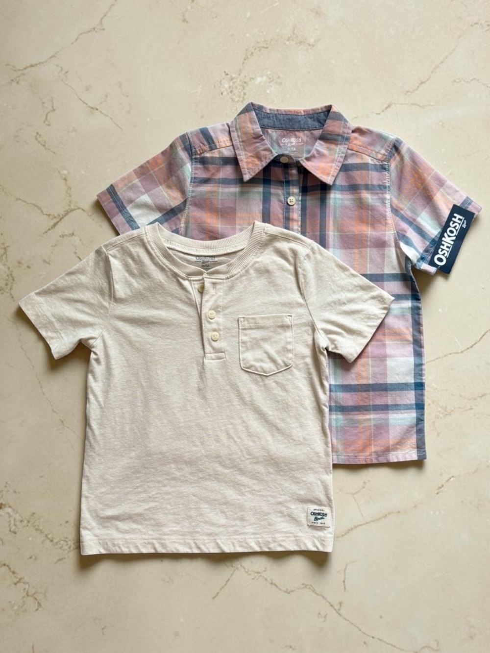 OshKosh NWT Boys Shirt Set